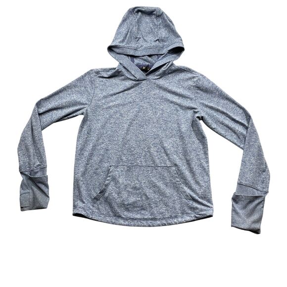 Athleta Girl Medium 8-10 Hoodie Kangaroo Pockets UpTempo Hooded Top - Picture 1 of 5